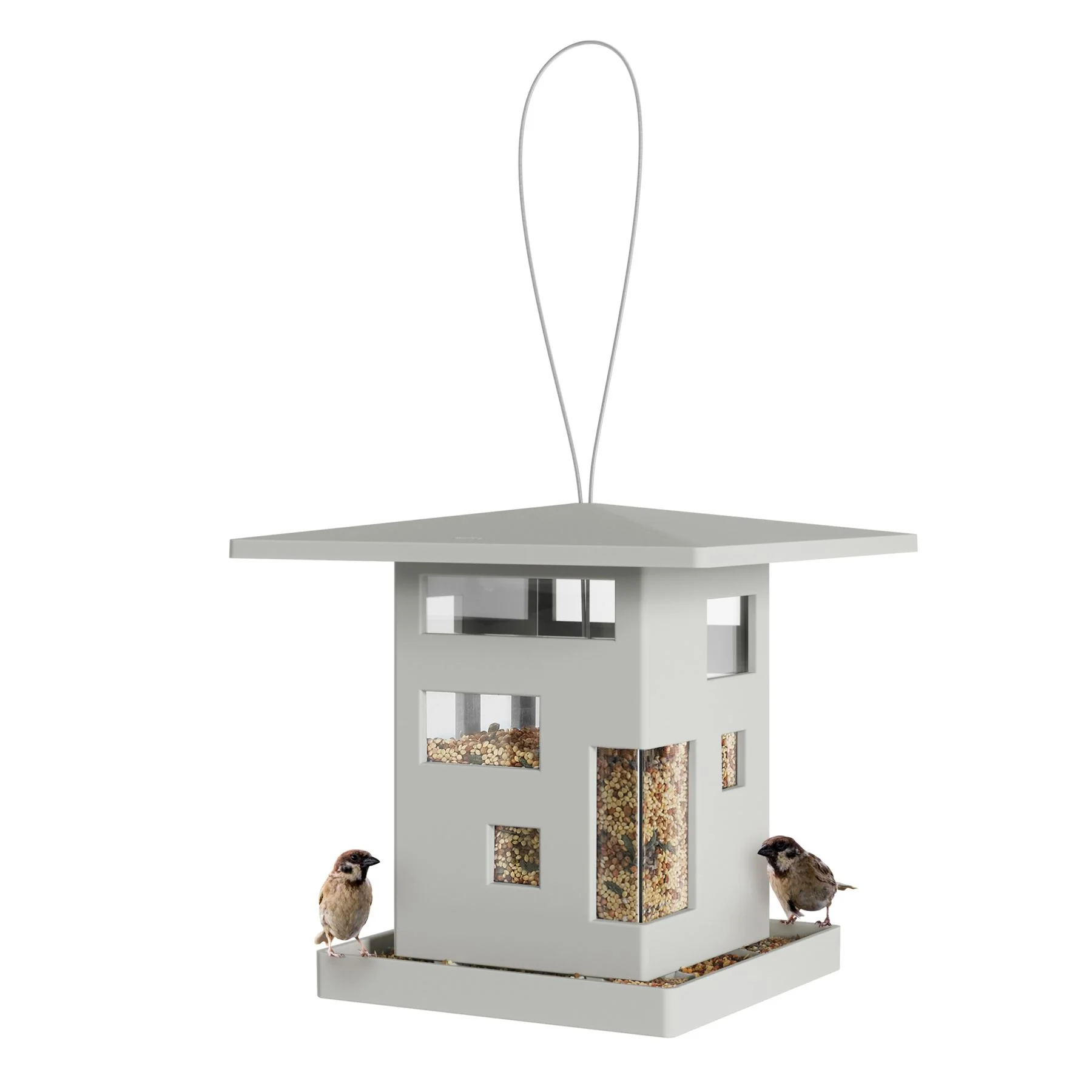 Umbra Bird Café Feeder in Grey