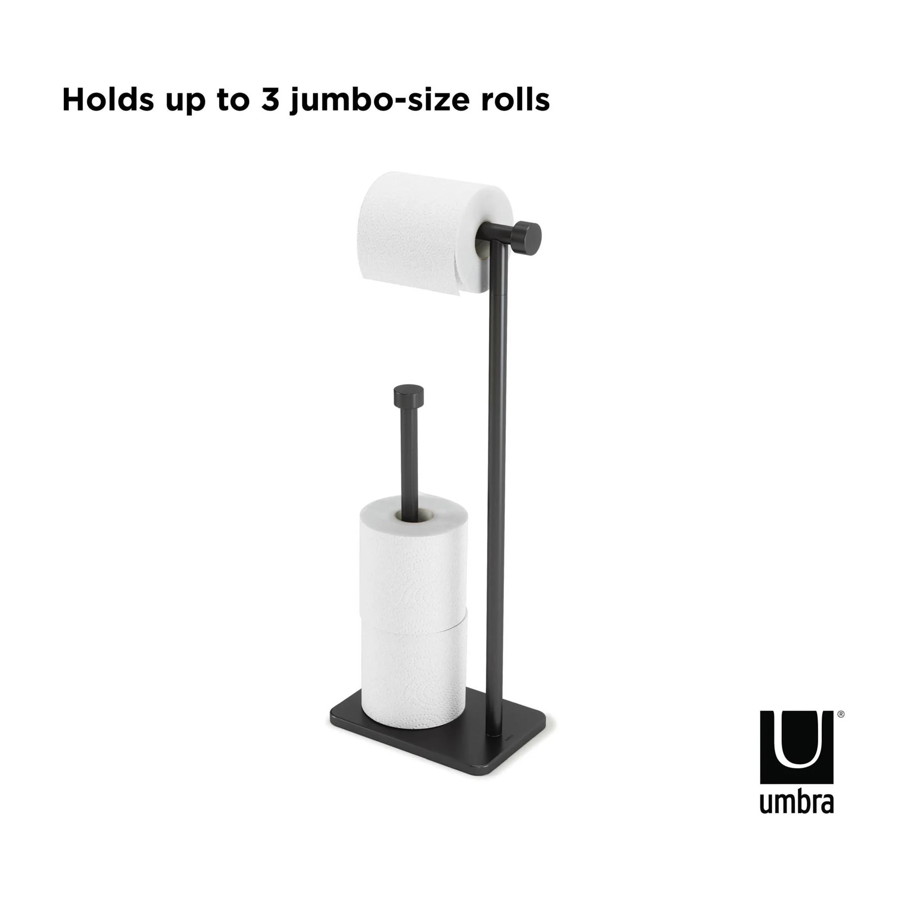 Umbra Cappa Free Standing Toilet Paper Holder & Reserve - Image 14