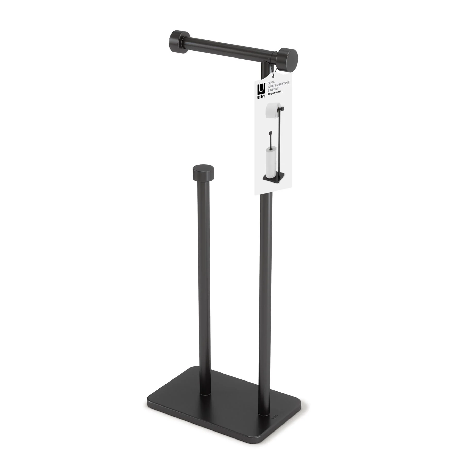 Umbra Cappa Free Standing Toilet Paper Holder & Reserve - Image 15
