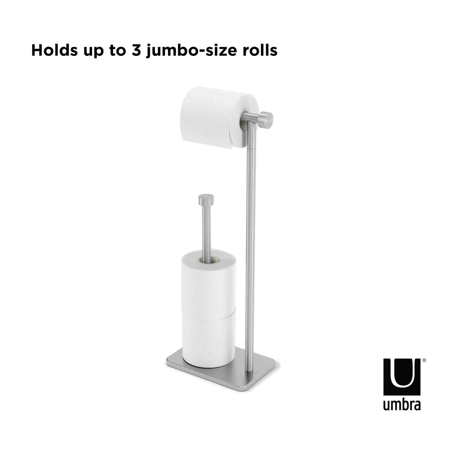 Umbra Cappa Free Standing Toilet Paper Holder & Reserve - Image 9