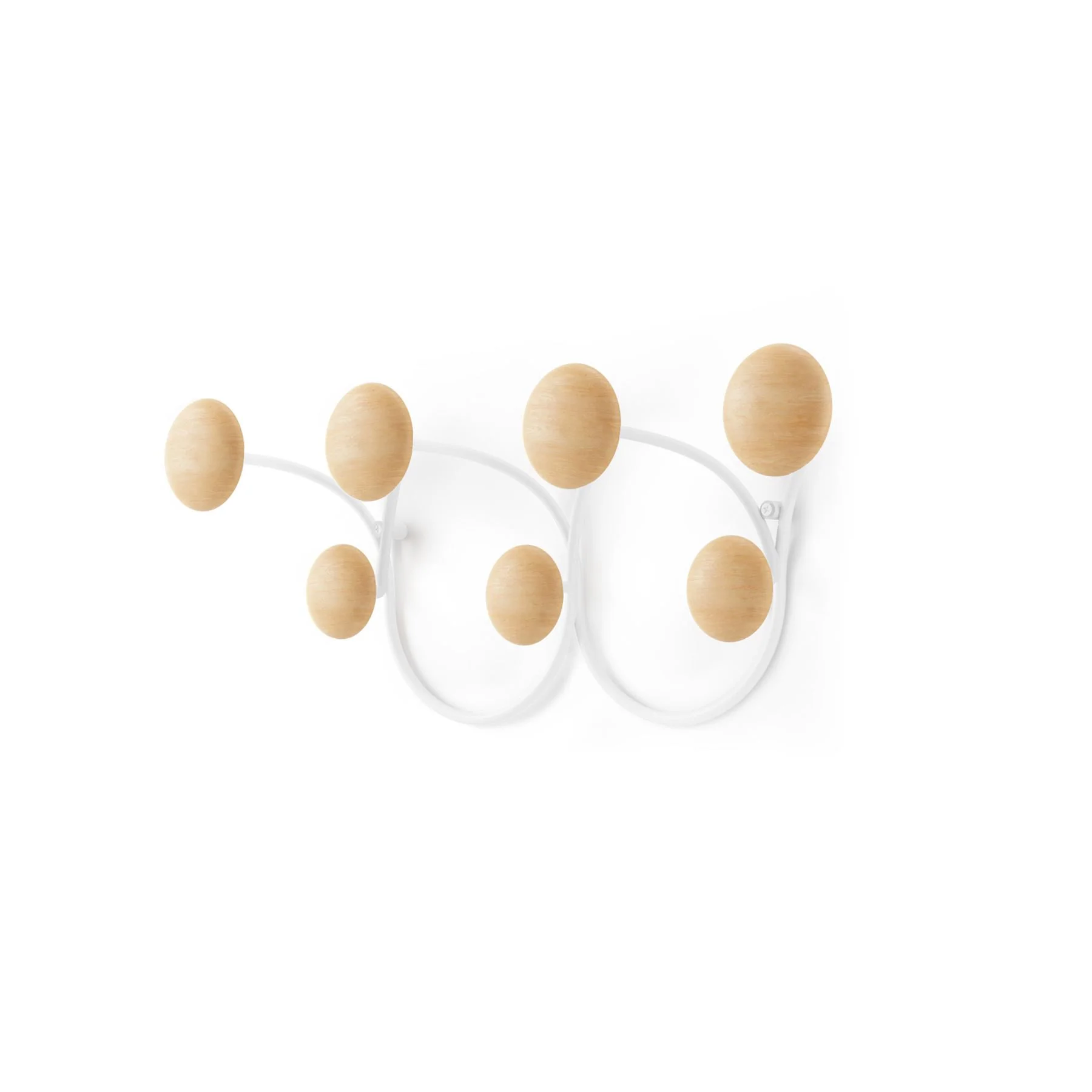 Umbra Dotsy 7 Hook Wall Mounted Coat and Hat Rack - Image 3