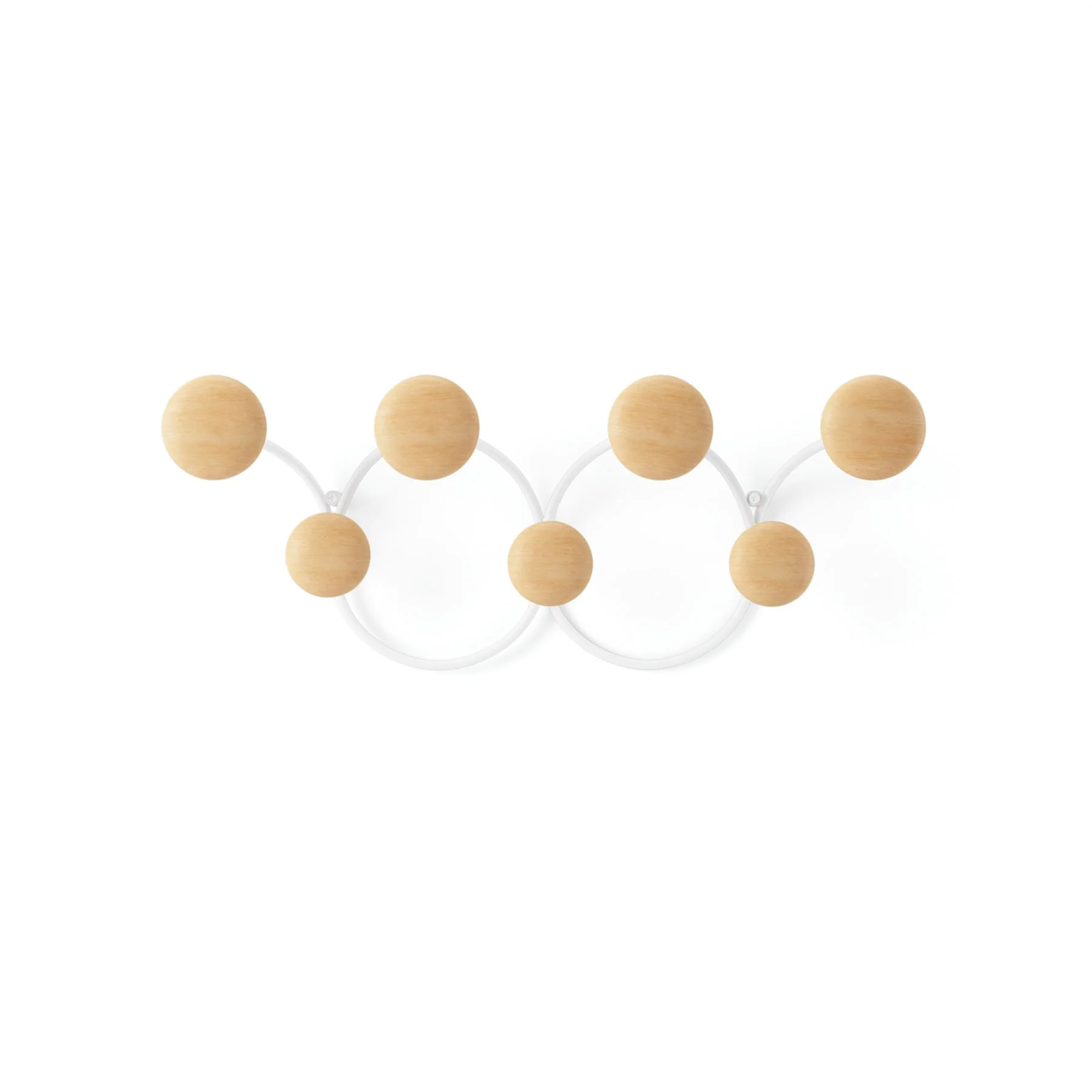 Umbra Dotsy 7 Hook Wall Mounted Coat and Hat Rack - Image 9