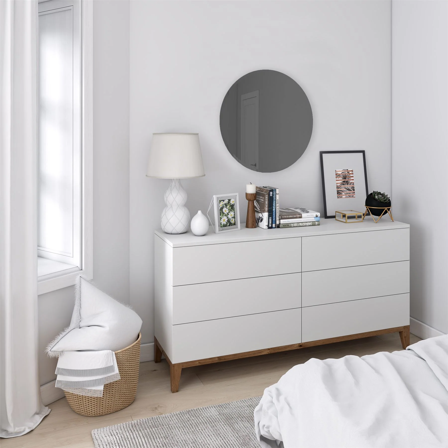 Umbra Hub Bevy 24 Mirror with Beveled Edge - Image 4