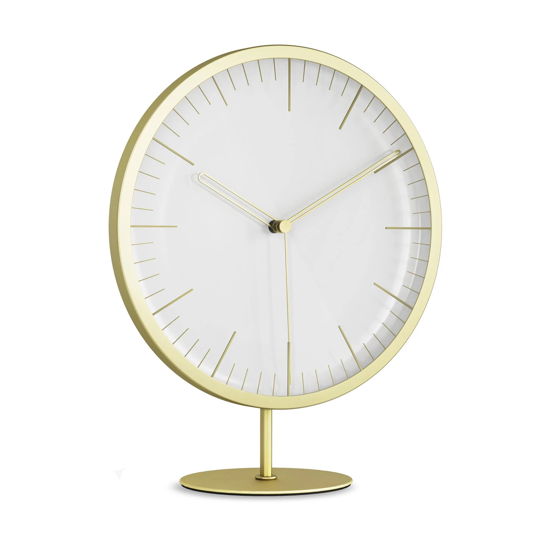 Umbra Infinity Matt Brass Tabletop and Wall Clock - Image 5