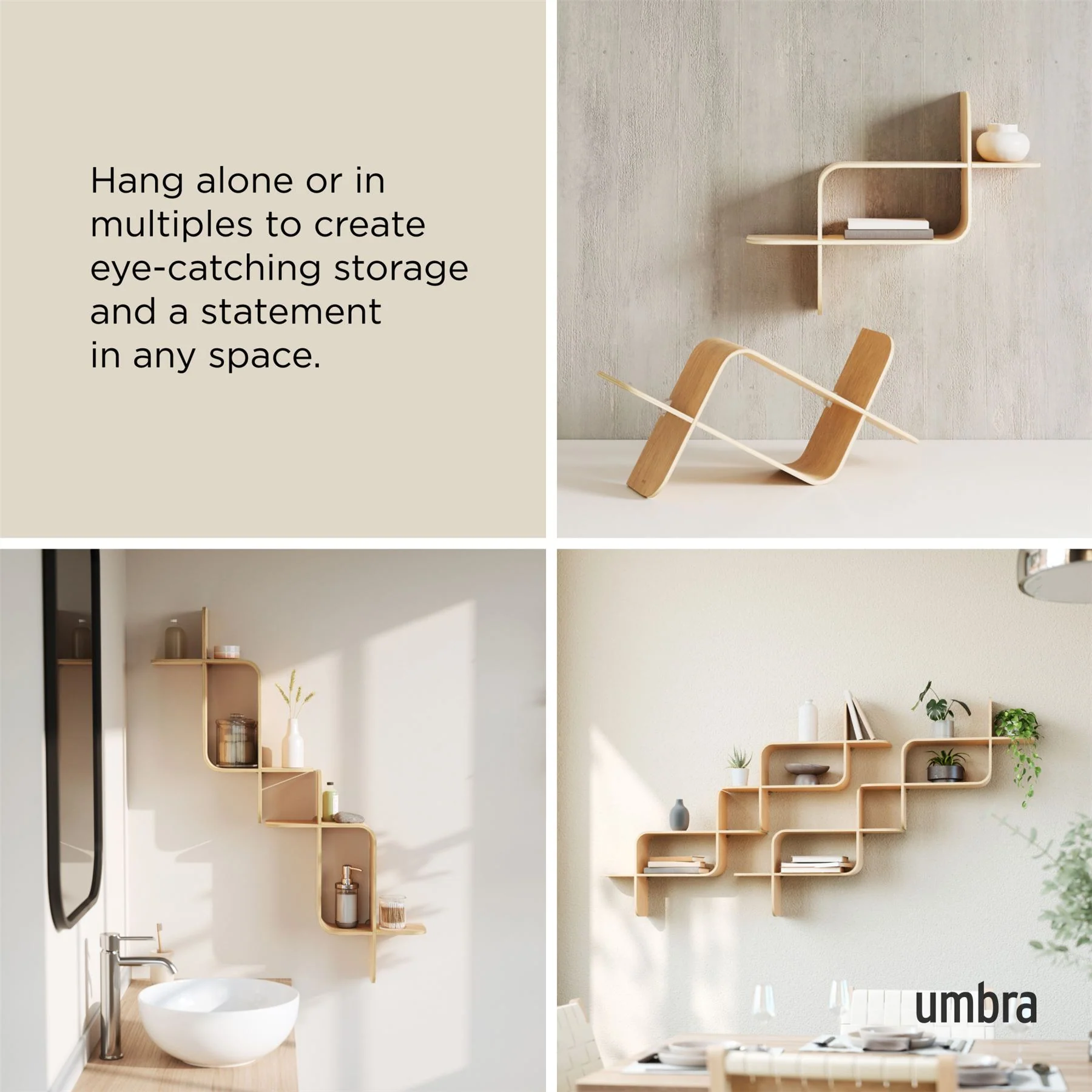 Umbra Montage Geometric Shelf - Image 45