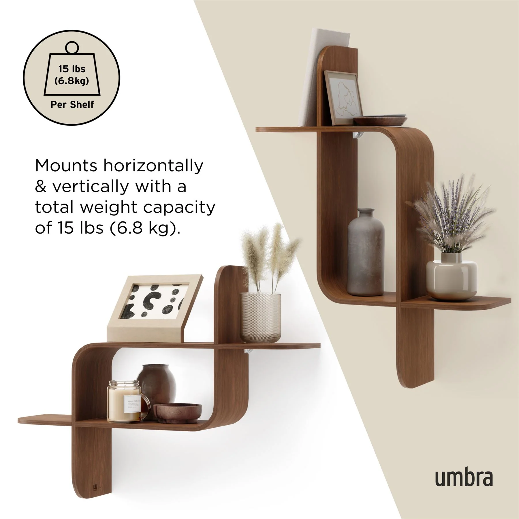 Umbra Montage Geometric Shelf - Image 6