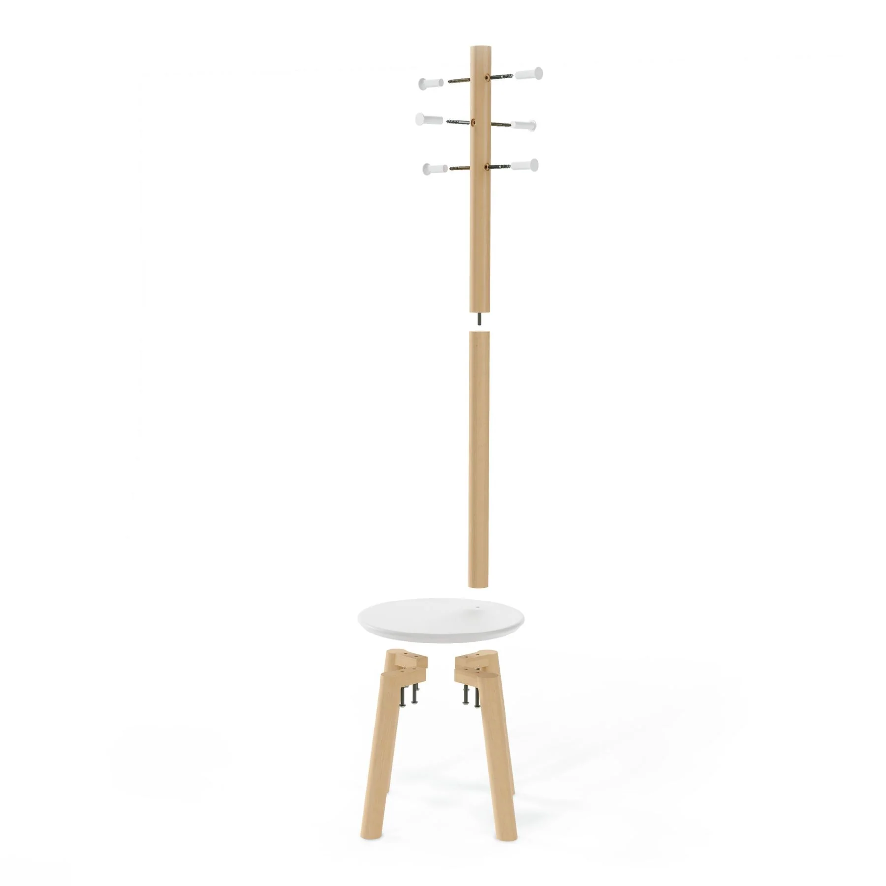Umbra Pillar Combined Stool and Coatrack - Image 6