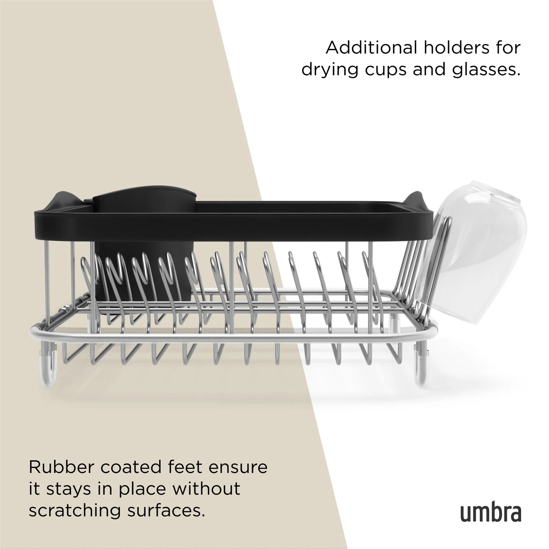 Umbra Sinkin Multi-Use Dish Drying Rack - Image 15