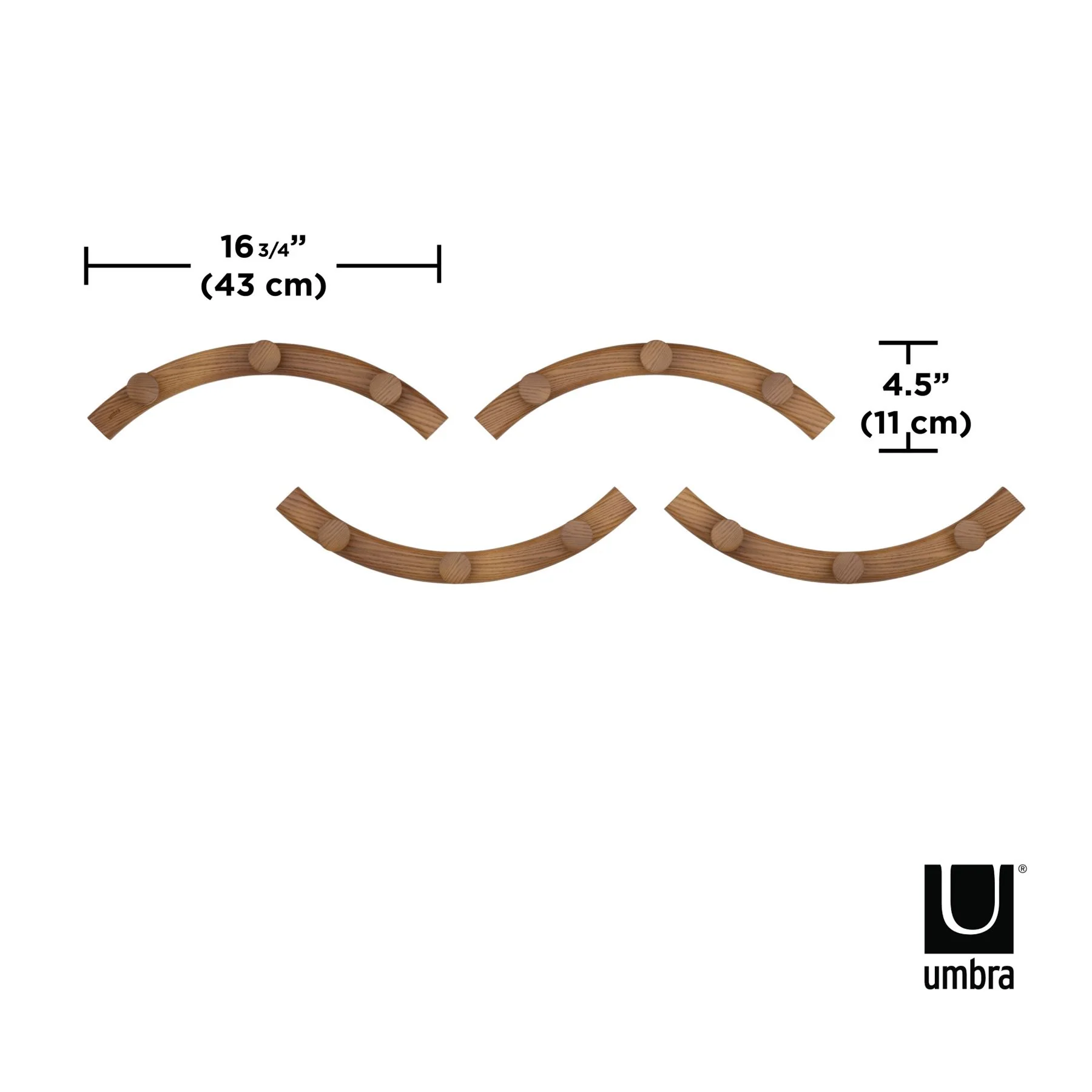 Umbra Slinka Wall Hooks Set of 4 - Image 14