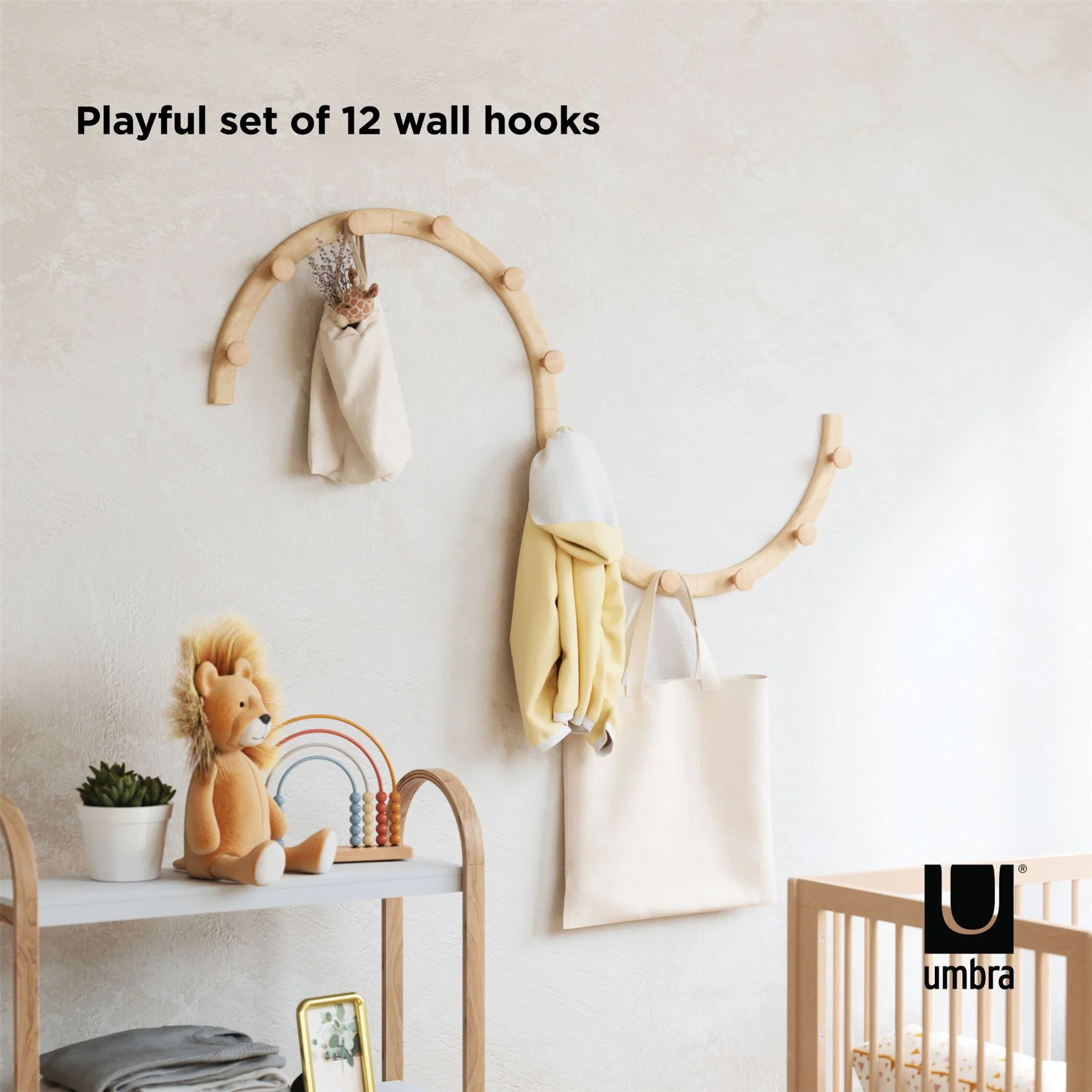 Umbra Slinka Wall Hooks Set of 4 - Image 6