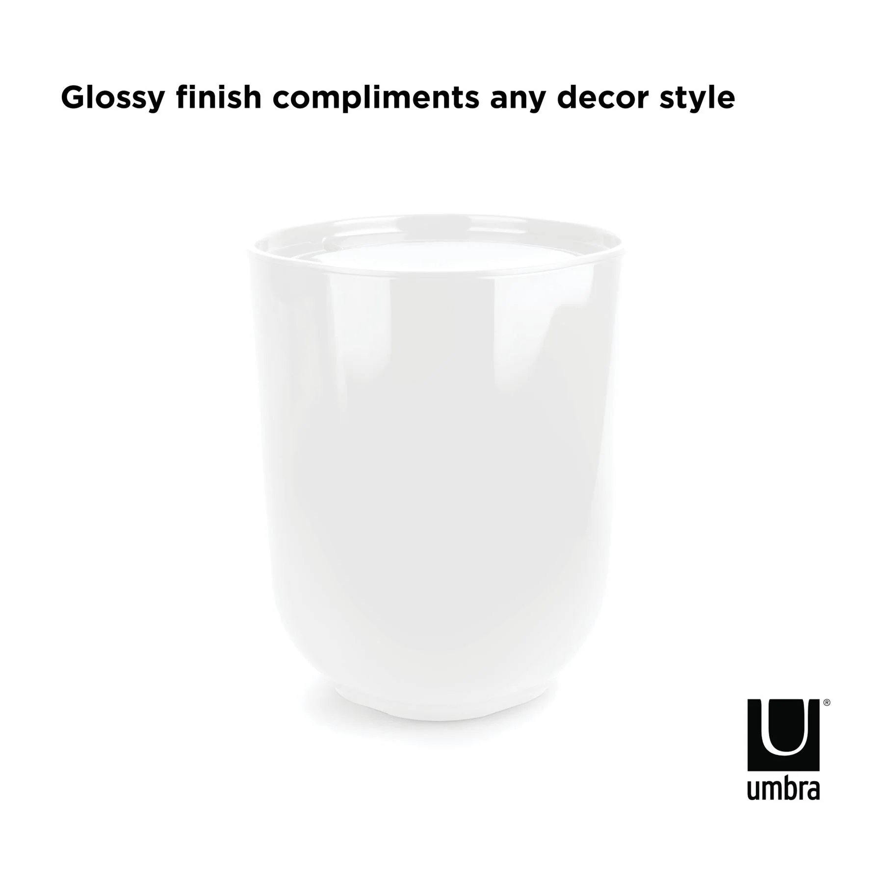 Umbra Step Bin in White - Image 6