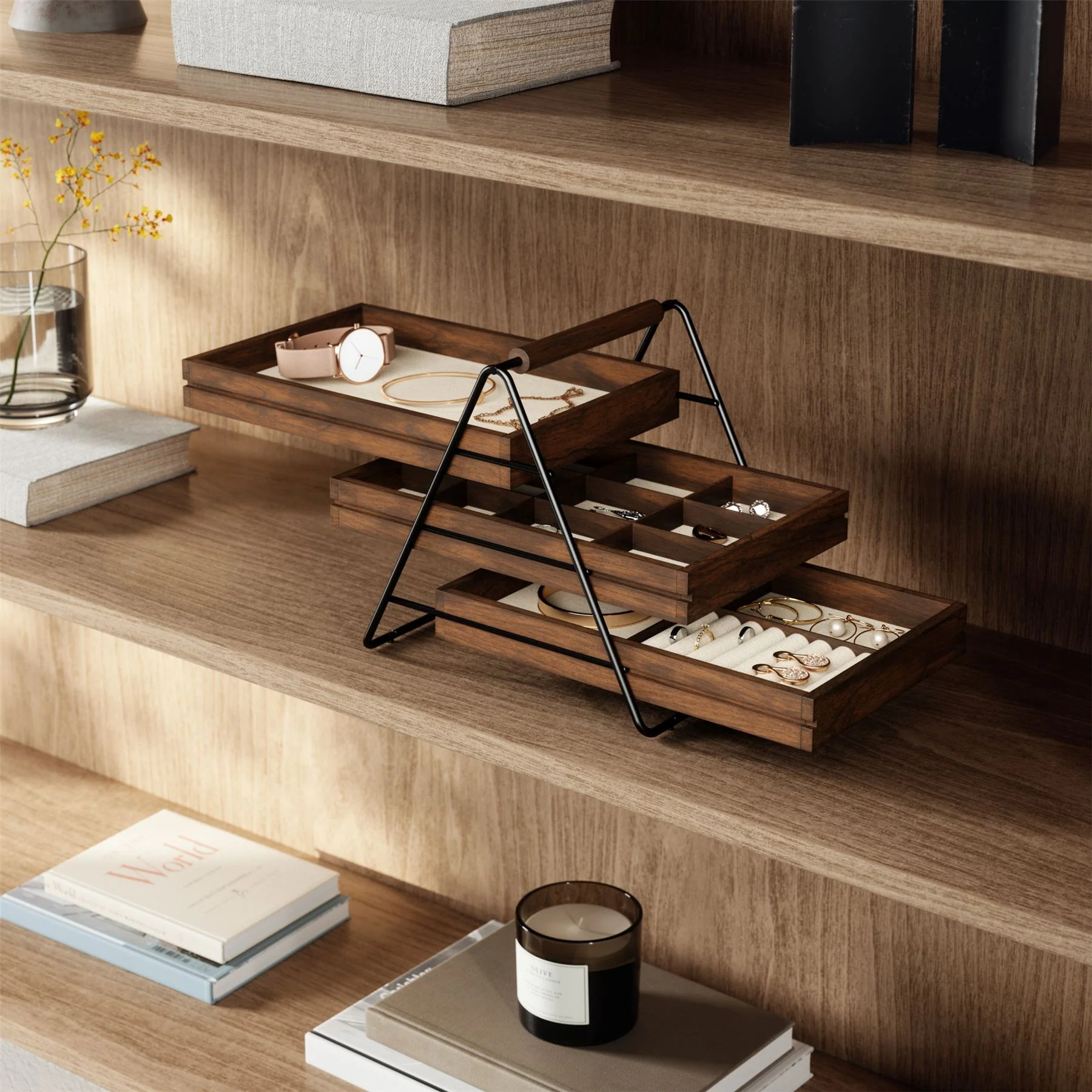 Umbra Terrace 3-Tier Jewellery Tray - Image 9