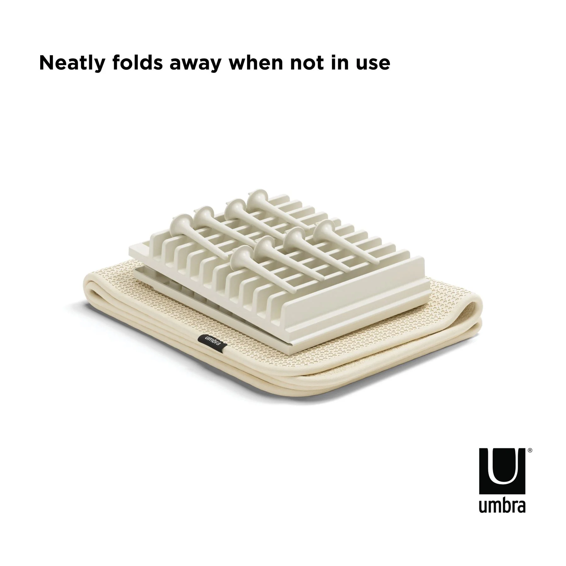 Umbra Udry Pack Away Dishrack with Drying Mat - Image 38