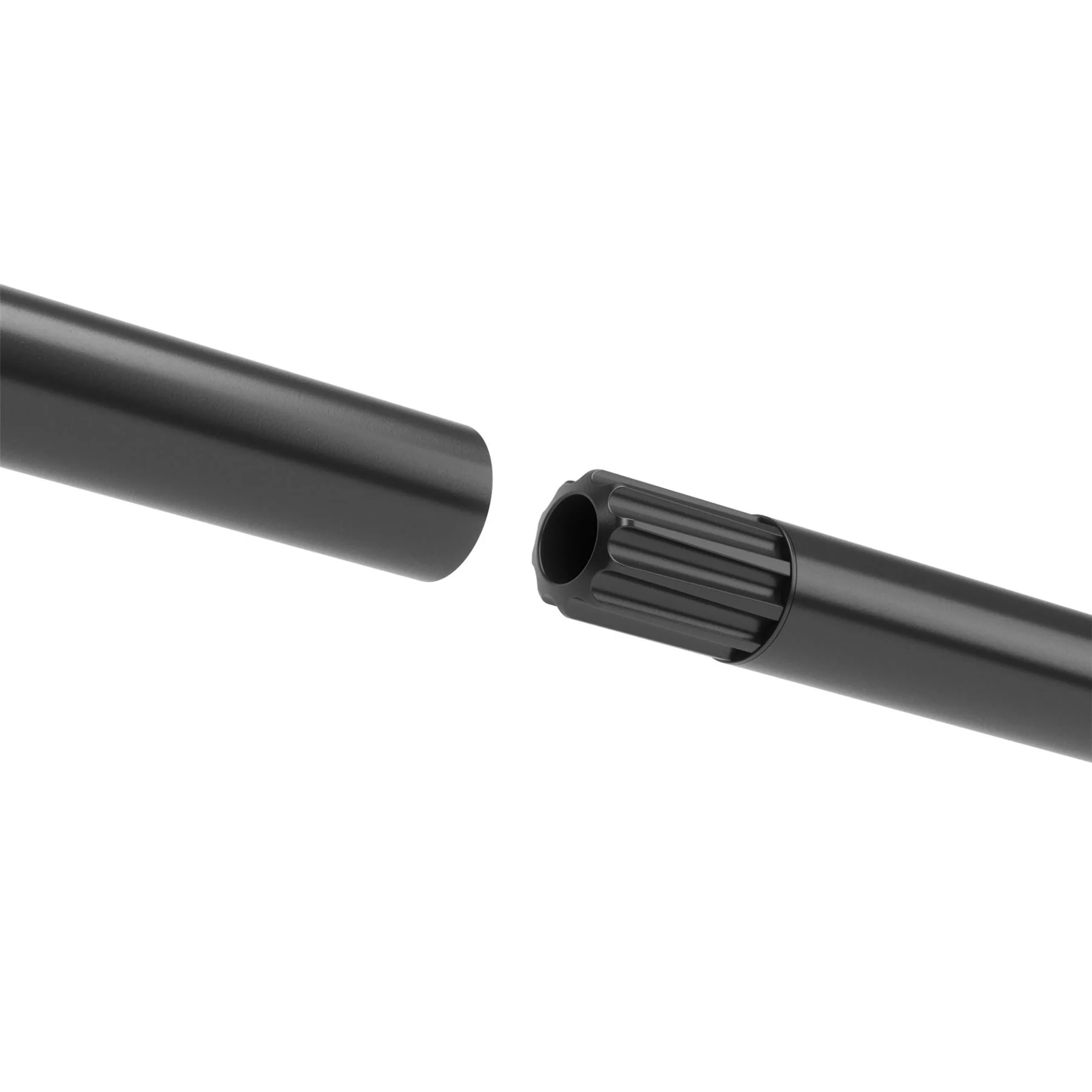 Umbra Zen Rod 81cm to 325cm Matte Black Curtain Pole - Image 5