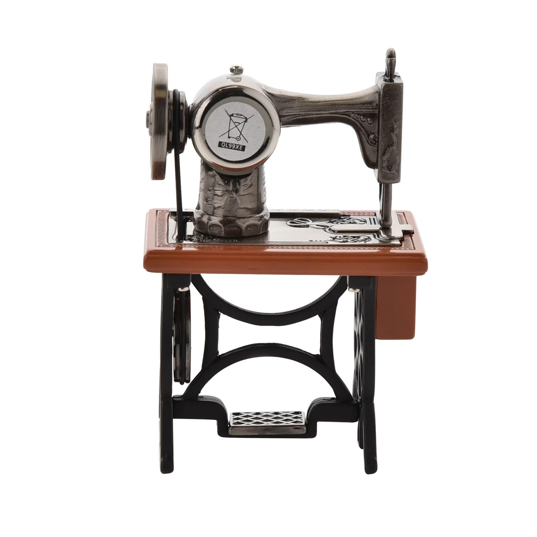 Wm.Widdop Sewing Machine Miniature Clock - Image 4